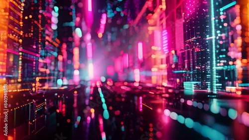 background of colorful lights