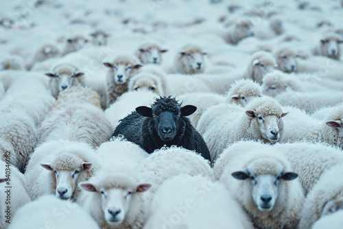 Black sheep leader. Generative AI