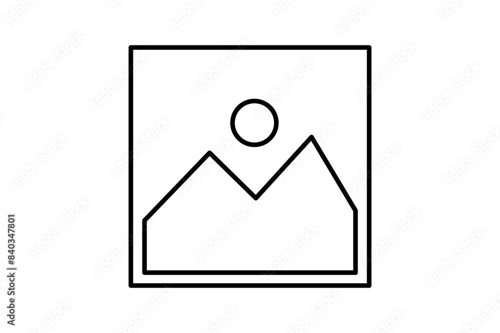 image icon. icon related to edit tool. suitable for web site, app, user interfaces, printable etc. line icon style. simple vector design editable image icon. icon related to edit tool. suitable for web site, app, user interfaces, printable etc. line icon style. simple vector design editable