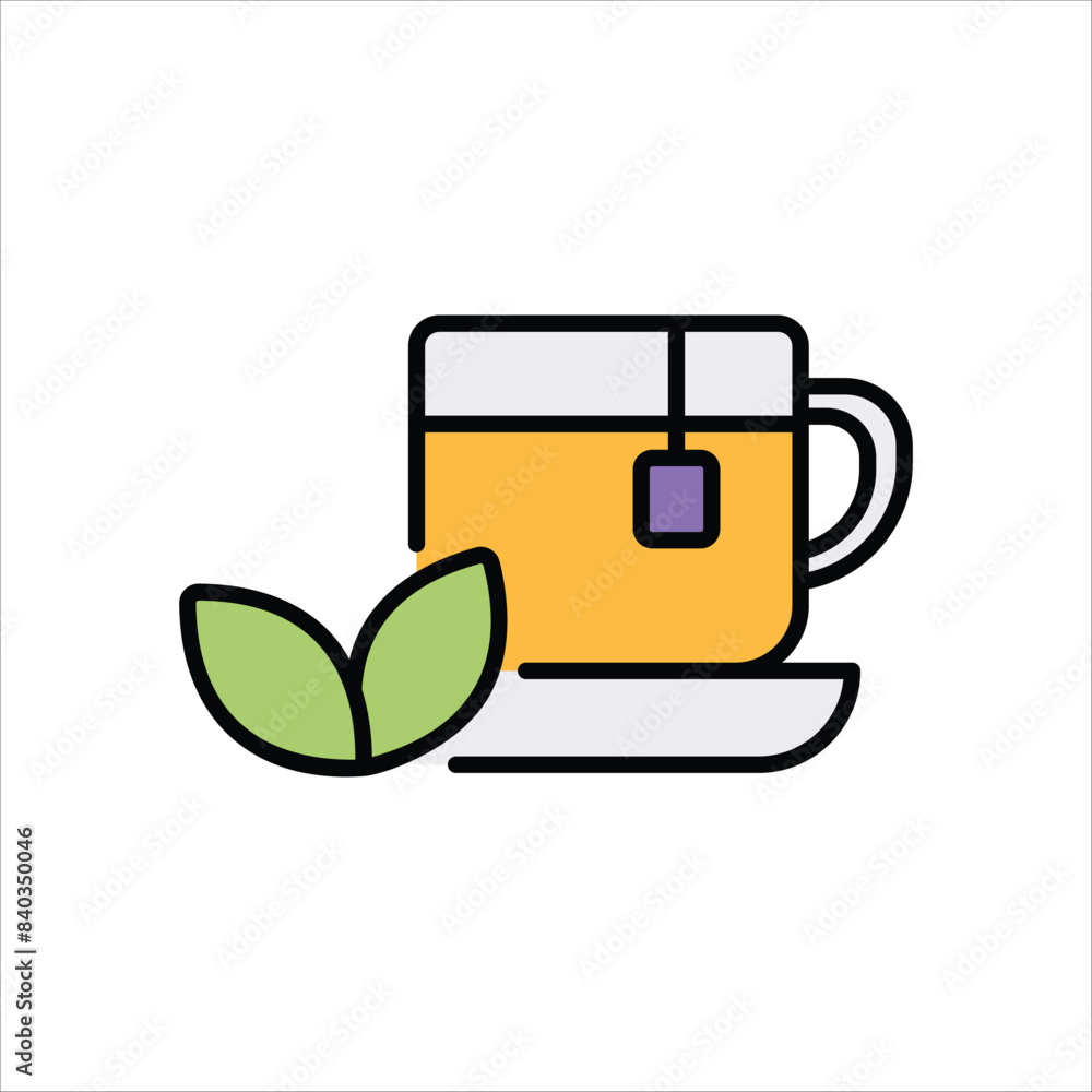 Tea vector icon Tea vector icon
