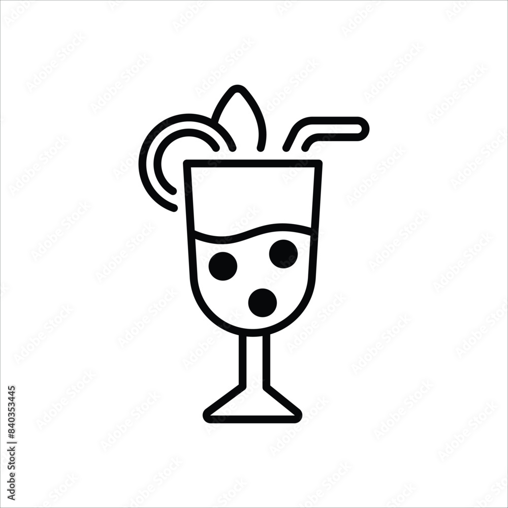 Cocktail vector icon Cocktail vector icon