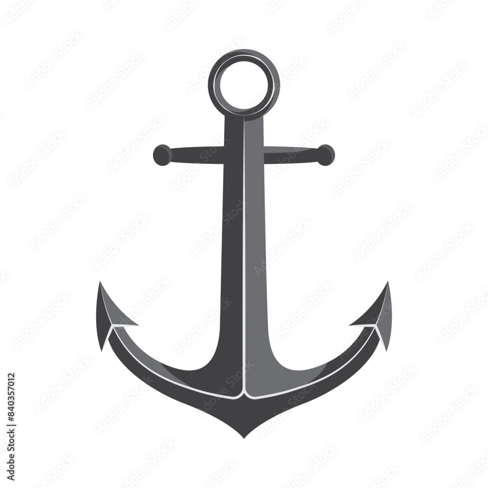 Vector illustration of ship anchor on transparent background Vector illustration of ship anchor on transparent background