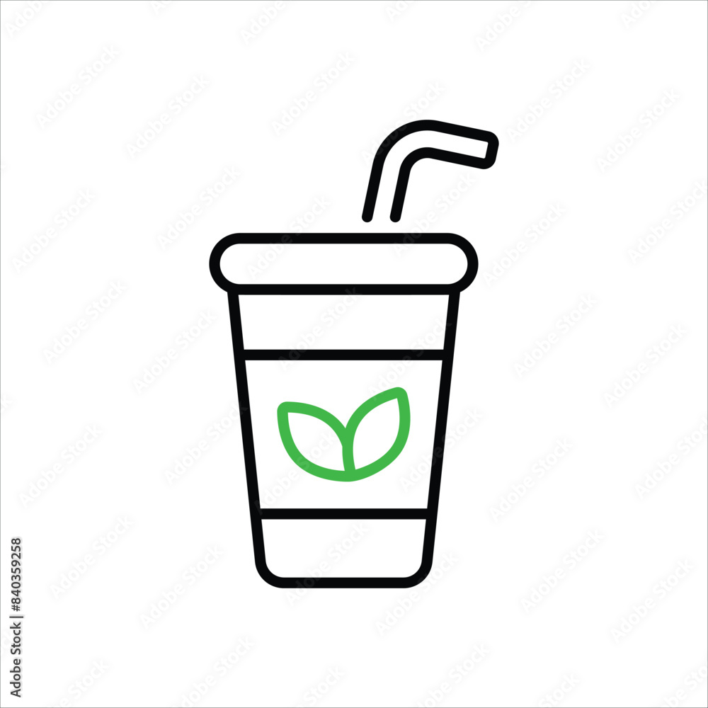 Paper Cup vector icon Paper Cup vector icon