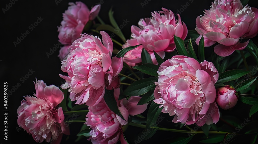 Fototapeta premium Floral pattern wallpaper