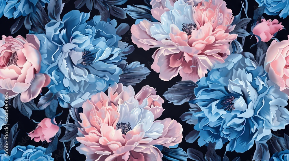 Floral pattern card background Floral pattern card background