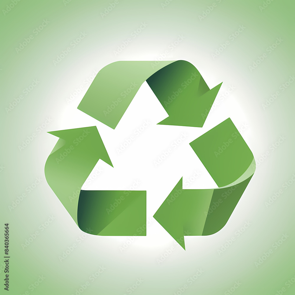 Recycling symbol in paper art vector image Recycling symbol in paper art vector image