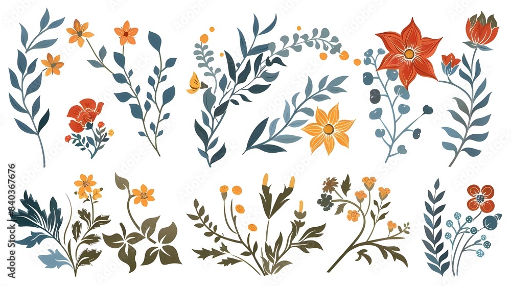 pattern with flowers pattern with flowers