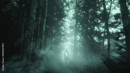 The forest seemed to come alive as a translucent figure emerged from the trees its ghostly form radiating an otherworldly energy that sent chills down my spine