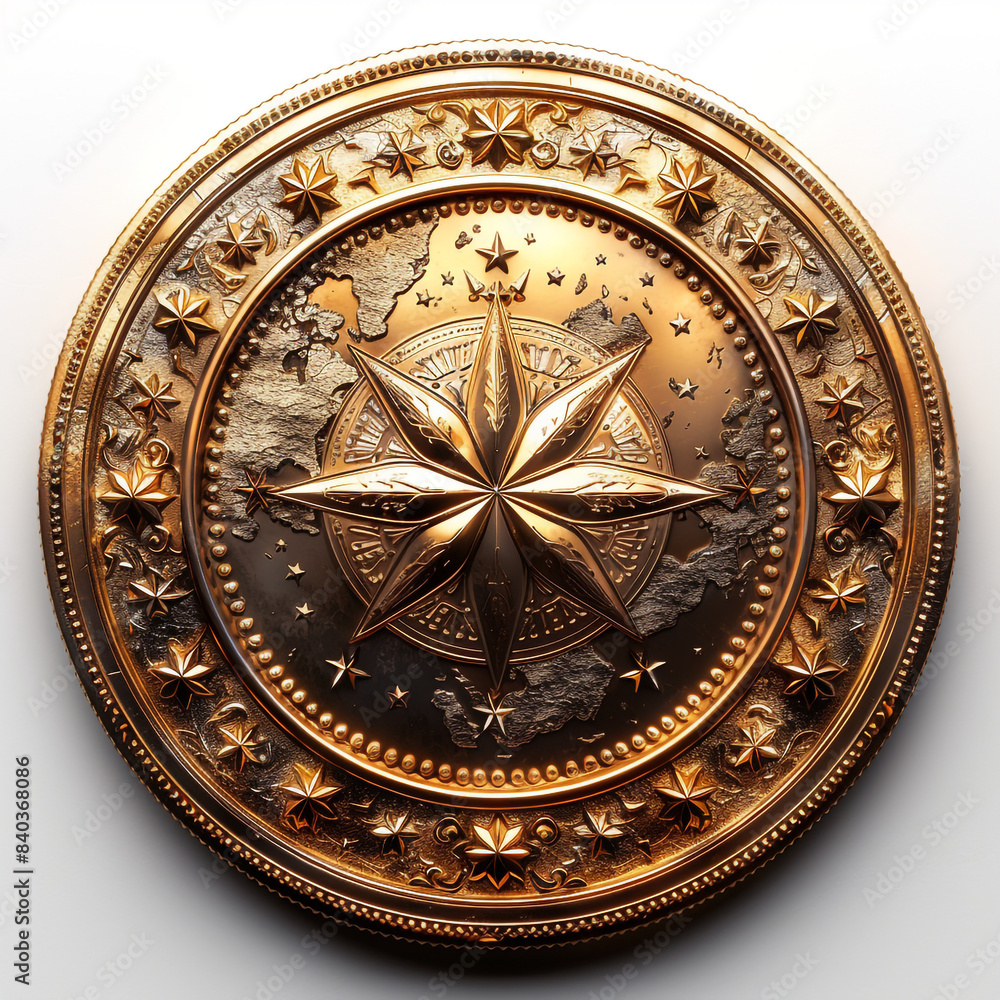Obraz premium Abstract Coin Image