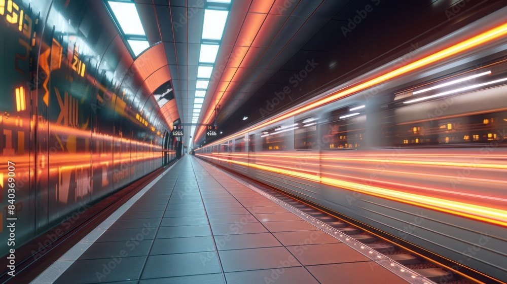 A Dynamic Train Passage Capturing Station Platform Motion A Dynamic Train Passage Capturing Station Platform Motion