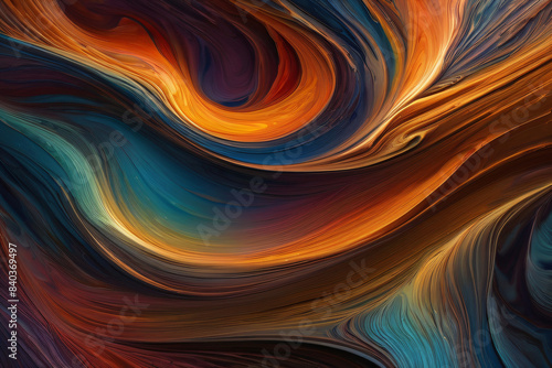 Fluid and organic abstract textures resembling liquids like water, oil, or paint