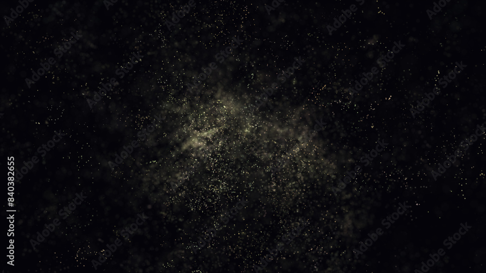 Gold particles background Gold particles background