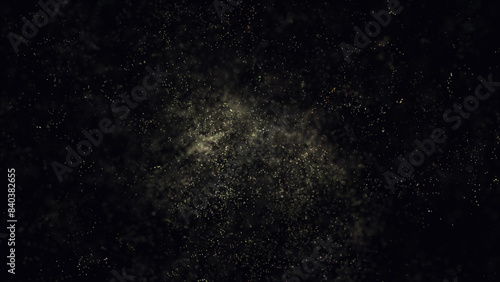 Gold particles background