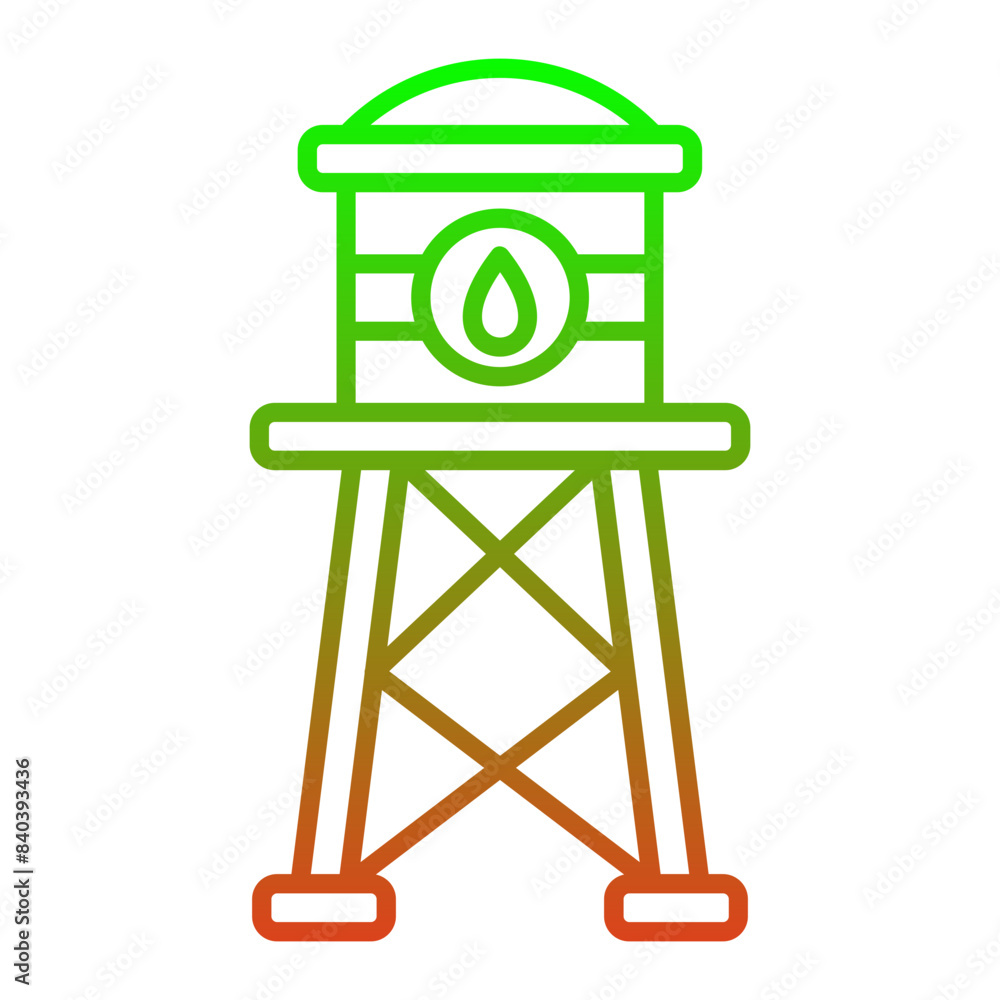 Water Tower Icon Water Tower Icon
