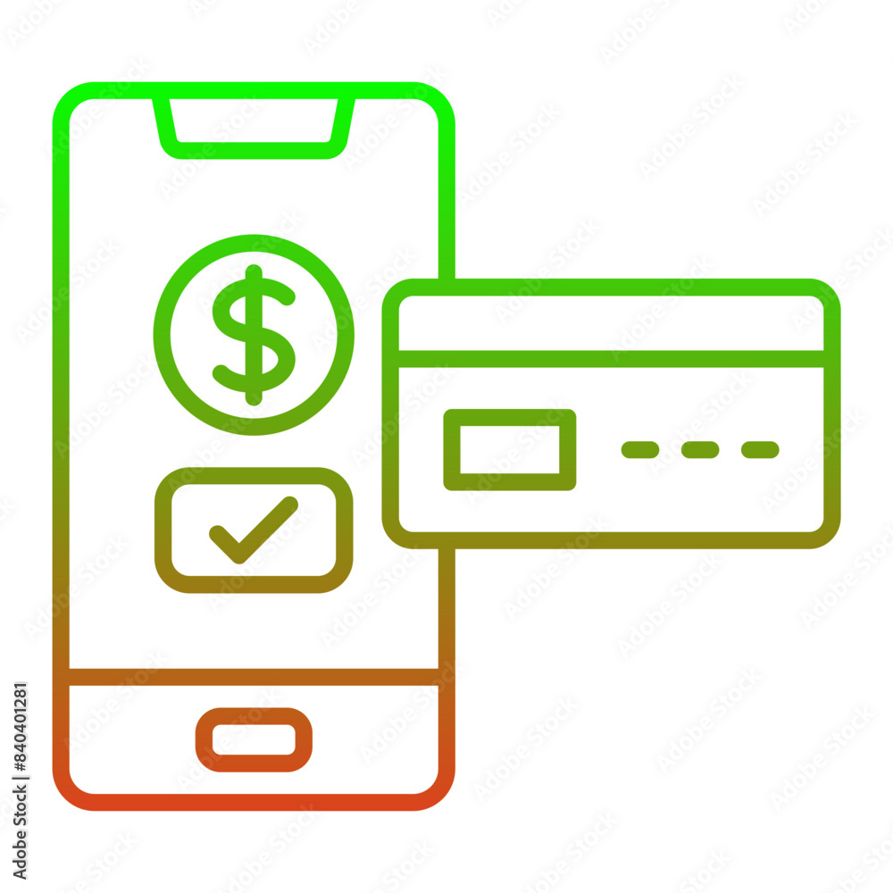 Smartphone Payment Icon Smartphone Payment Icon