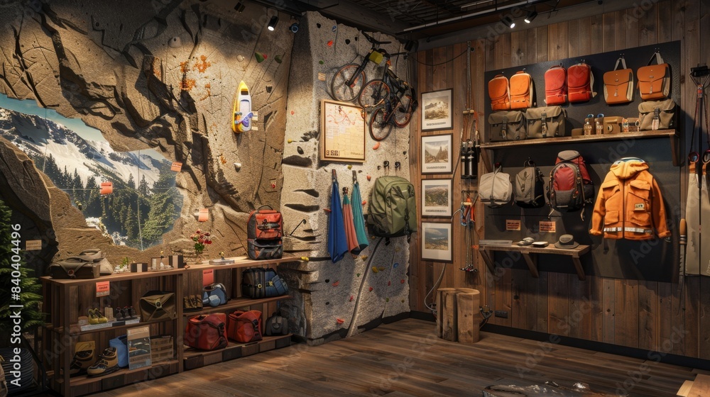 Obraz premium Embark on Your Next Adventure Explore a World of Possibilities at Our Adventure Gear Shop