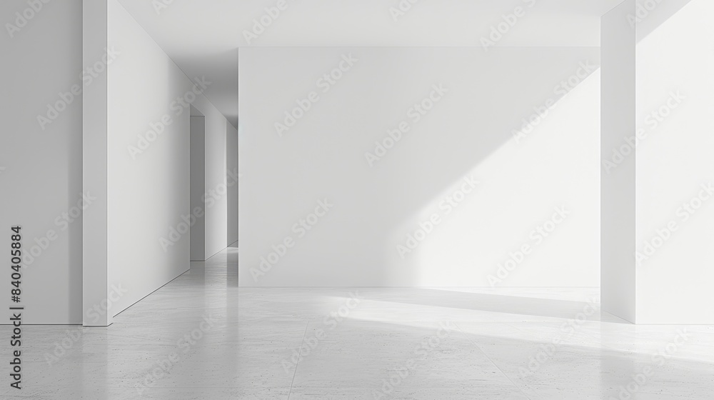 Clean white space with a large empty area and a smooth background. Clean white space with a large empty area and a smooth background.