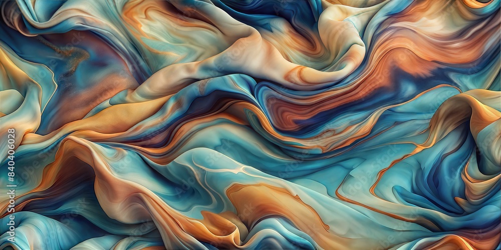 Smooth silk texture with painted watercolours Smooth silk texture with painted watercolours