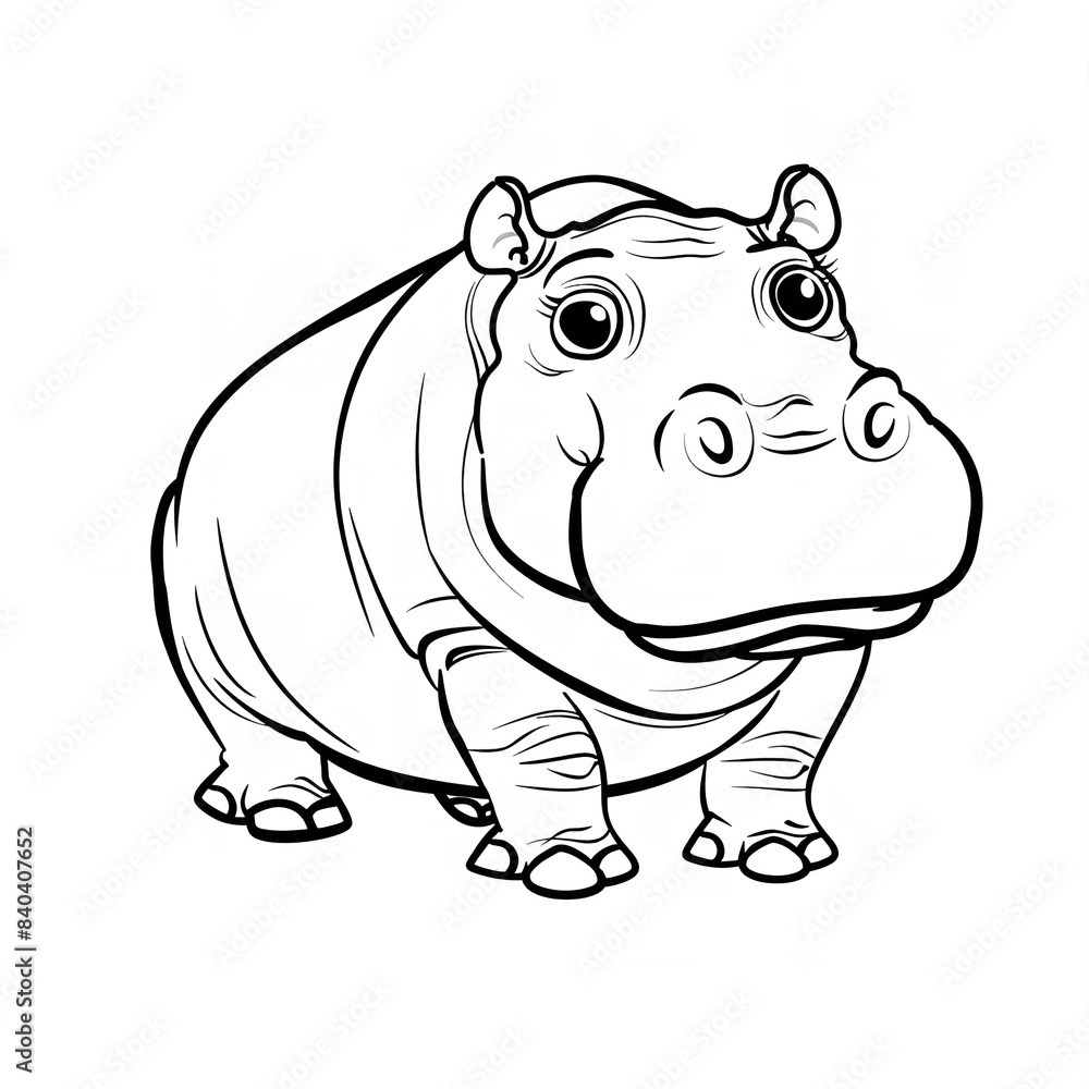 Minimalistic Cute Hippo Full Body Line Art Vector SVG
Minimalistic Cute Hippo Full Body Line Art Vector SVG