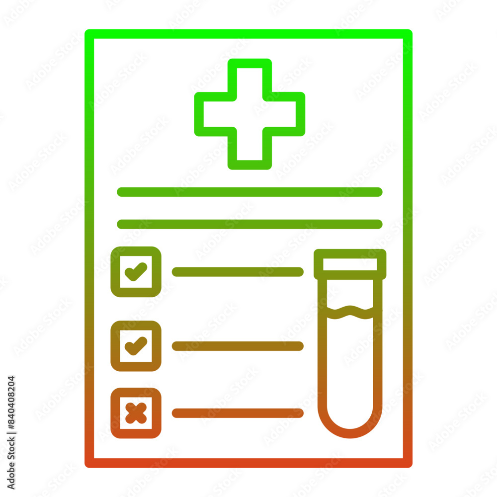 Obraz premium Test Icon