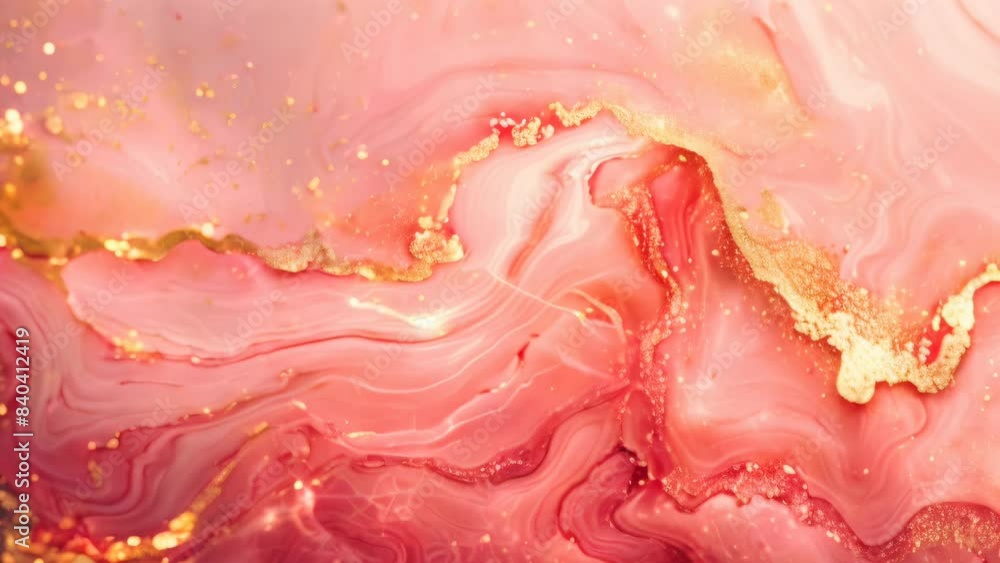 Abstract pink silk liquid background with bubbles Abstract pink silk liquid background with bubbles