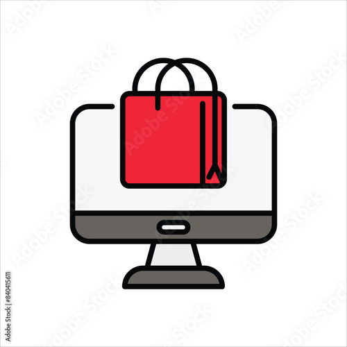 Online Shop vector icon