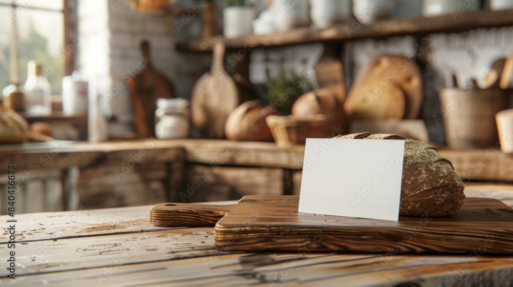 Artisan Bakery Freshly Baked Bread Rustic Kitchen and Blank Business Cards Artisan Bakery Freshly Baked Bread Rustic Kitchen and Blank Business Cards