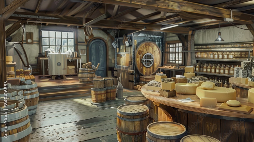 Artisan Cheesemaking Farm Business Cards Dairy Cows and Aged Cheese Rural Farming Lifestyle Stock Image