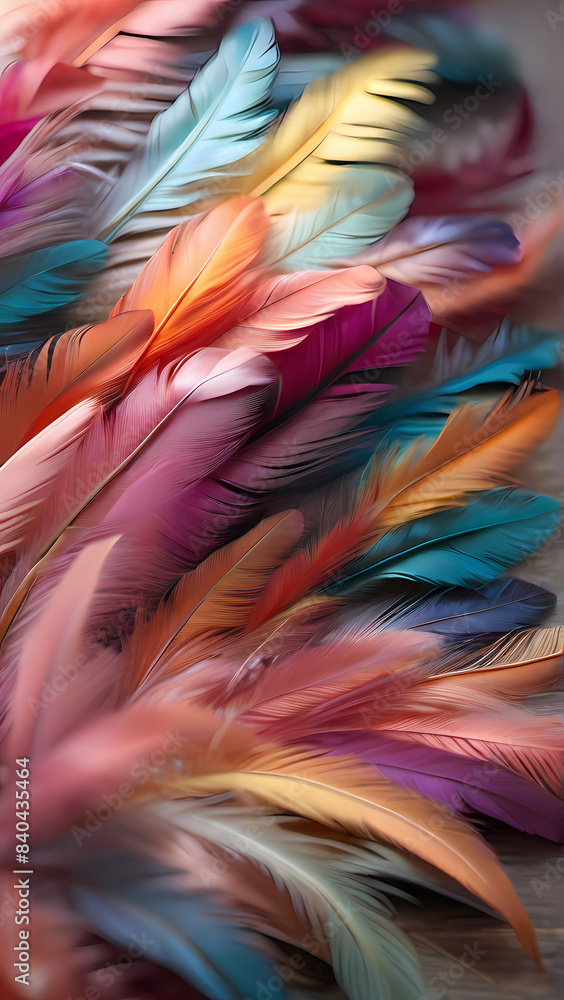 colorful feathers background colorful feathers background