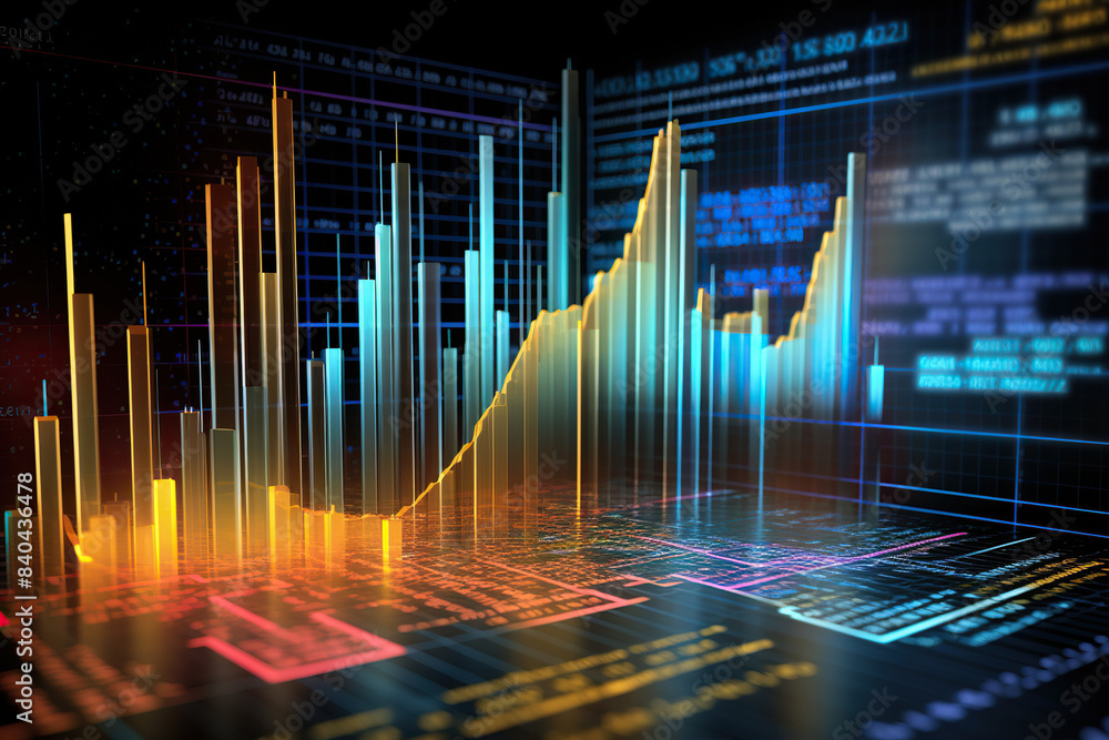 Generative ai on theme of beautiful surface business graph for design natural abstract background Generative ai on theme of beautiful surface business graph for design natural abstract background