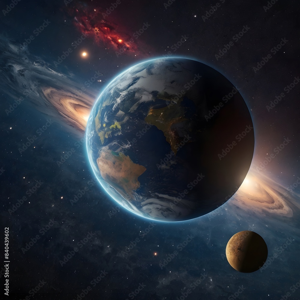 Obraz premium Space moment