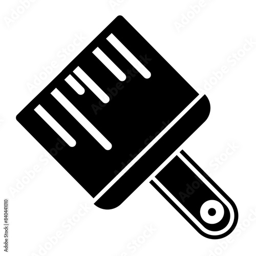 paint brush glyph icon