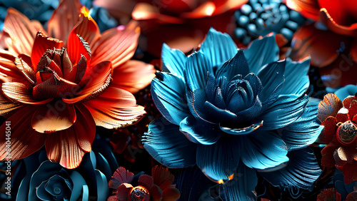 Beyond the Canvas   3D Floral Art Blossoms on Your Walls