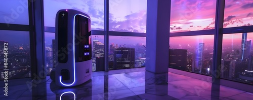 Sleek Robot With LED Lights...