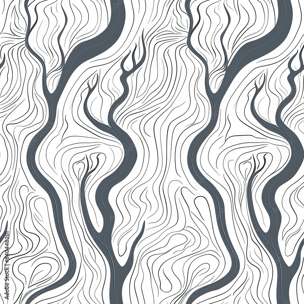 A detailed abstract line drawing of a forest, where trees are depicted with intricate, swirling lines and patterns, evoking a sense of mystery and natural beauty. Minimal pattern banner wallpaper, A detailed abstract line drawing of a forest, where trees are depicted with intricate, swirling lines and patterns, evoking a sense of mystery and natural beauty. Minimal pattern banner wallpaper,