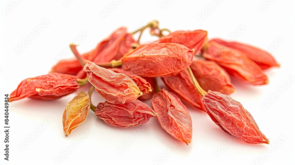 dried goji leaves Isolated on white background. cooking ingredients for healthful food concept for designer dried goji leaves Isolated on white background. cooking ingredients for healthful food concept for designer
