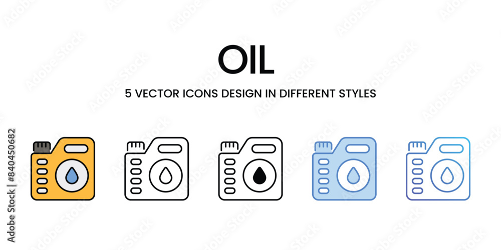 Oil icons vector set stock illustration. Oil icons vector set stock illustration.