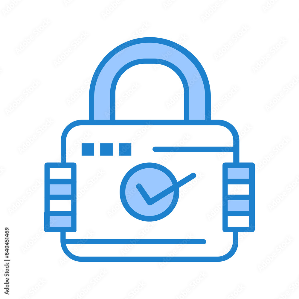 Padlock security illustration Padlock security illustration