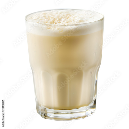 Indian style a glass of lassi, special drink of indian, on transparent background