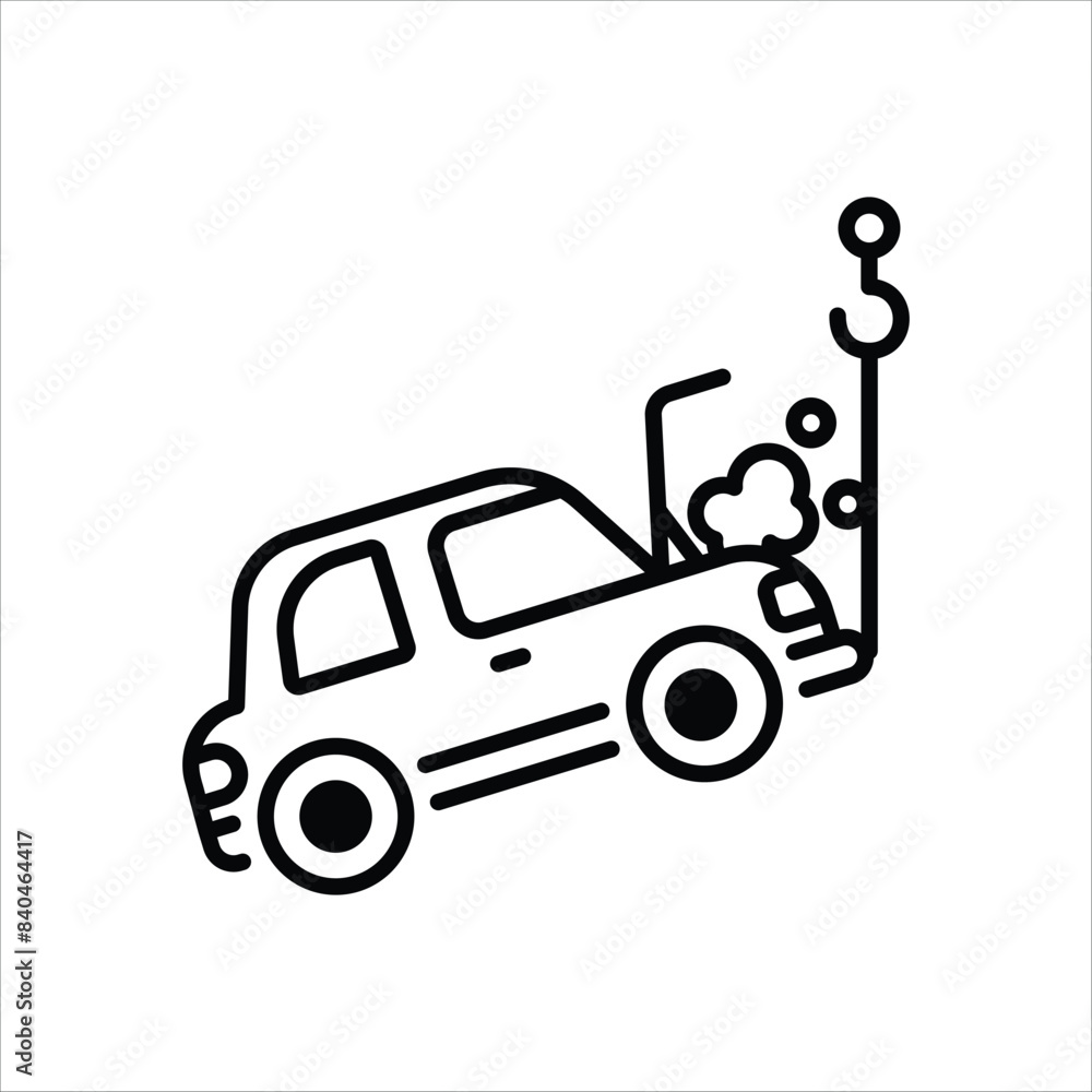 Tow vector icon Tow vector icon