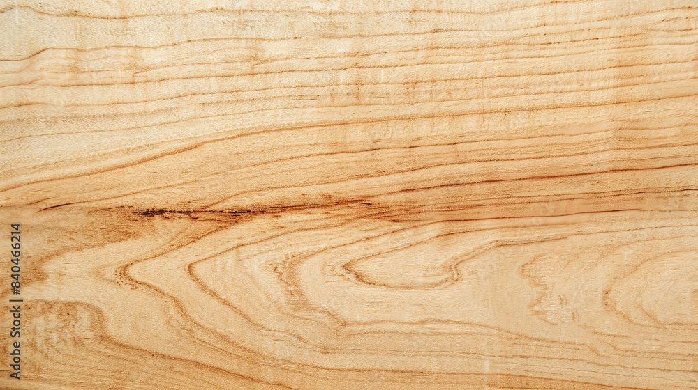 Fototapeta premium Close-up of light wooden surface showing natural grain patterns, ideal for backgrounds, textures, and rustic design elements.