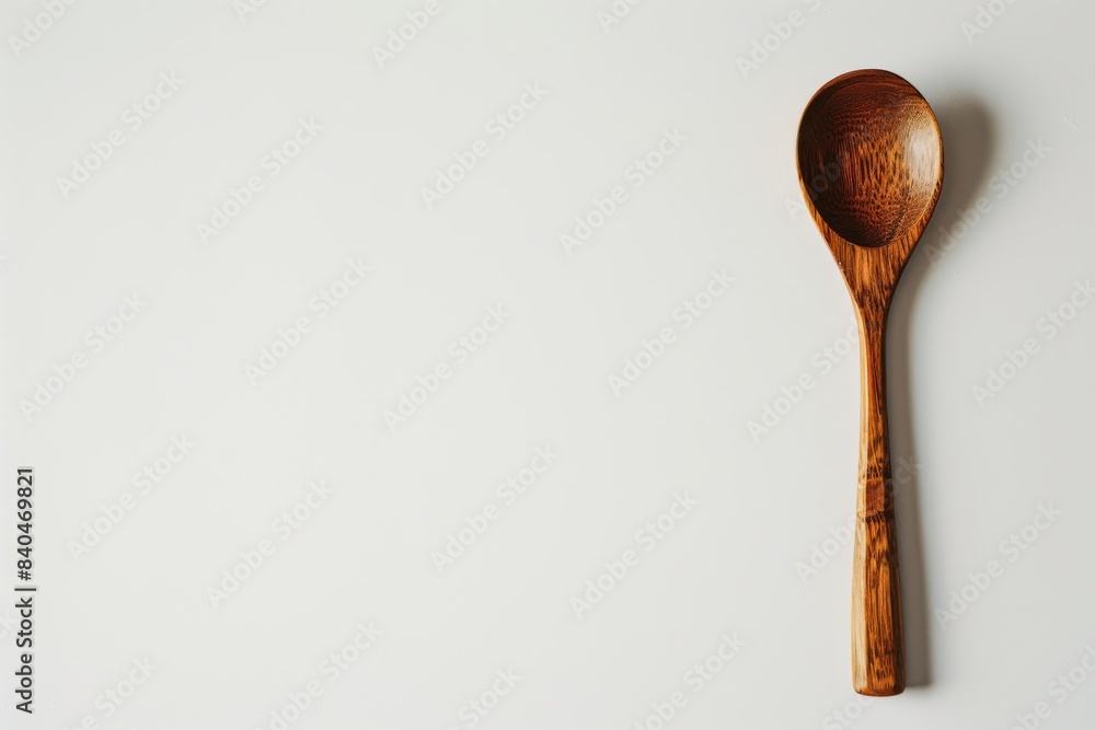 A simple wooden spoon placed on a white background, highlighting its natural texture and minimalistic design, ideal for kitchen and cooking themes.
A simple wooden spoon placed on a white background, highlighting its natural texture and minimalistic design, ideal for kitchen and cooking themes.