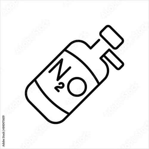 Nitrous Oxide vector icon