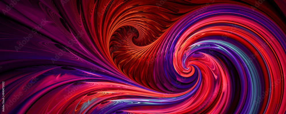 Obraz premium Colorful abstract swirl background