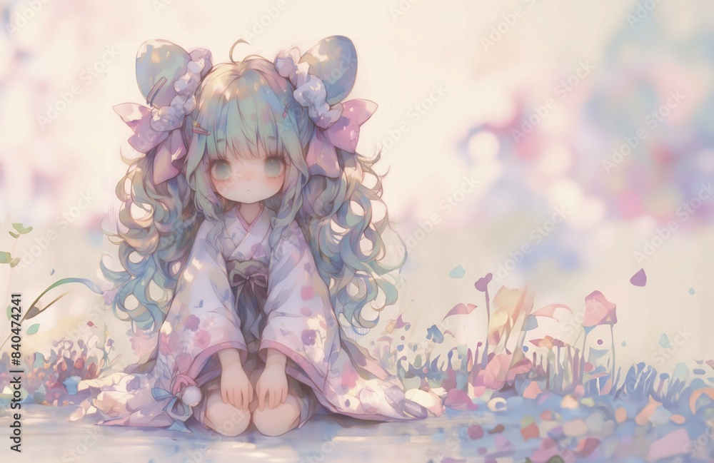 Fototapeta premium 소녀