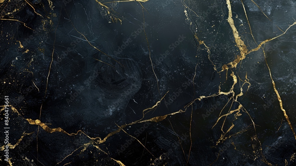 Black marble background with shimmering gold border, large empty area for placing text or graphics, perfect for creative presentation layouts Black marble background with shimmering gold border, large empty area for placing text or graphics, perfect for creative presentation layouts