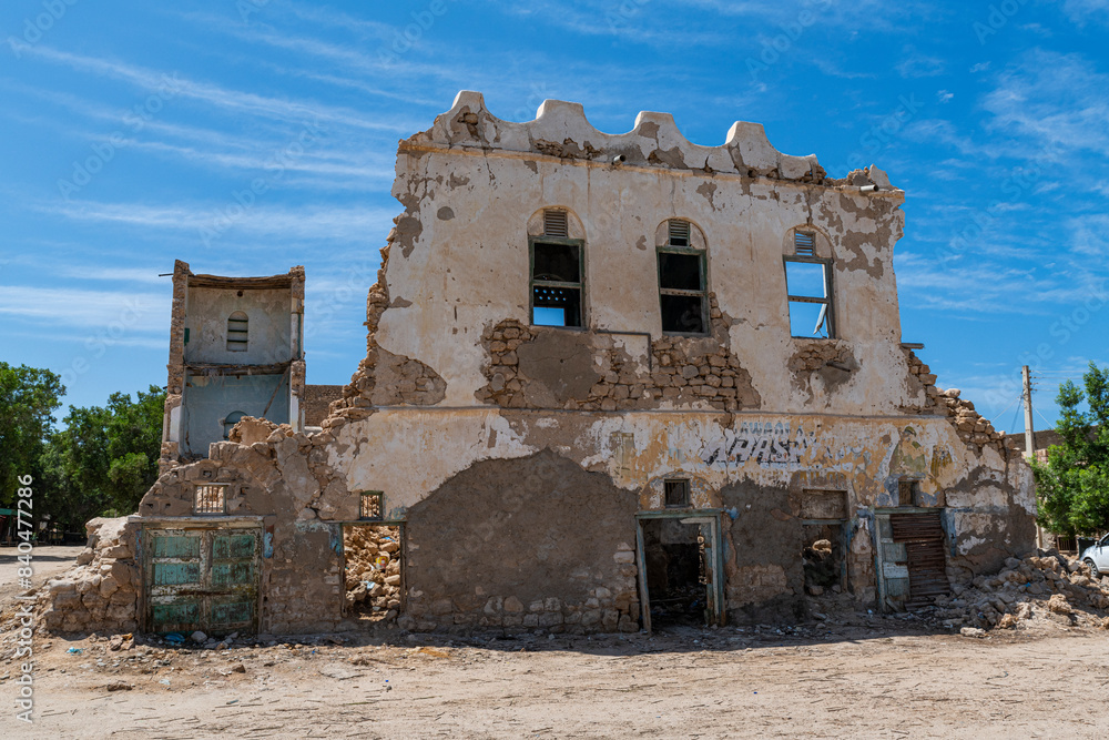 Abandoned Colonial architecture in Berbera, Somaliland, Somalia Abandoned Colonial architecture in Berbera, Somaliland, Somalia