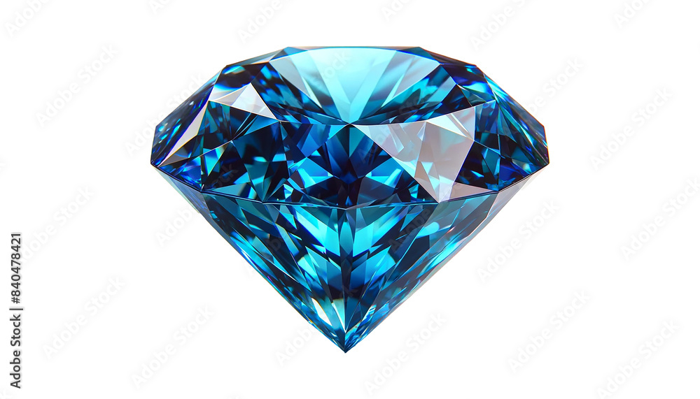 Blue diamond isolated on transparent or white background. Blue diamond isolated on transparent or white background.
