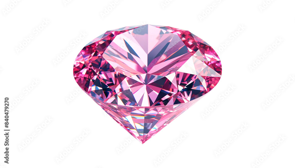 Pink diamond isolated on transparent or white background. Pink diamond isolated on transparent or white background.