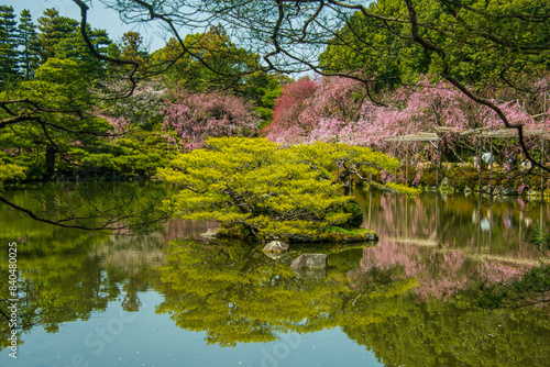 Okazaki Park in the Heian Jingu Shrine, Kyoto, Honshu photo